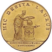 2 Ducats Coronation, Germany, 1792 reverse image