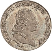 2 Ducats Silver pattern strike; Coronation obverse image