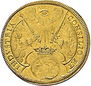3 Ducats Coronation, Germany, 1658 reverse image