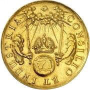 4 Ducats Coronation, Germany, 1658 reverse image