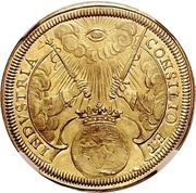 4 Ducats Coronation reverse image