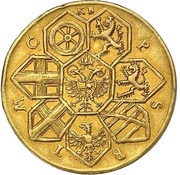 5 Ducats Coronation, Germany, 1612 reverse image