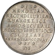 1 Thaler Bicentenary of the Reformation obverse image