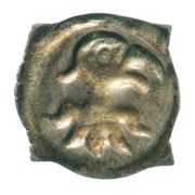 1 Pfennig Rappen reverse image
