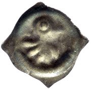 1 Pfennig Rappen reverse image