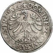 1 Thaler, Germany, 1542-1554 reverse image