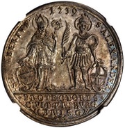 1 Thaler Patronatstaler, Germany, 1737-1739 reverse image