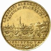 1 Thaler Gold pattern strike obverse image