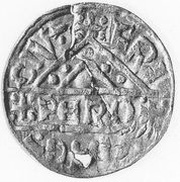 Denier - Egilbert de Moosburg, Germany, 1006-1039 reverse image