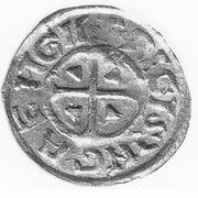 Denier - Egilbert de Moosburg et roi Conrad II obverse image