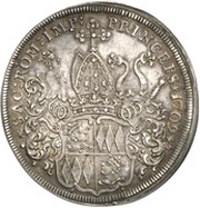 1 Thaler - John Francis, Germany, 1709 reverse image