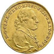 1 Ducat - Clemens Wenzeslaus of Sachsen obverse image