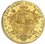 1 Ducat - Clemens Wenzeslaus of Sachsen, Germany, 1766 reverse image