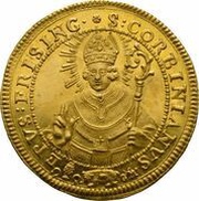 2 Ducats - John Francis, Germany, 1724 reverse image