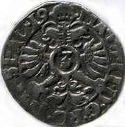 3 Kreuzers - Conrad Löw of Steinfurt, Germany, 1618-1619 reverse image