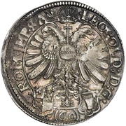 ⅔ Thaler - John Eitel I, Germany, 1674-1676 reverse image