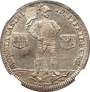 ⅔ Thaler - John Eitel II, Germany, 1747 reverse image
