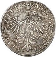 2 Thalers - John Eberhard obverse image