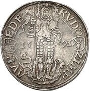 2 Thalers - John Eberhard, Germany, 1591-1593 reverse image