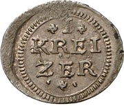 1 Kreuzer - Maximillian II Kipper, Germany, 1622 reverse image