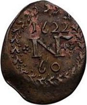 1 Kreuzer - Nicholas, Germany, 1622 reverse image
