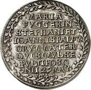 ½ Thaler - Marquard Death of Maria, Germany, 1646 reverse image
