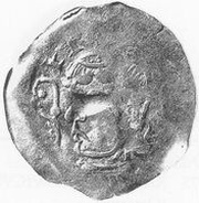 Denier - Erlolf de Bergholz obverse image