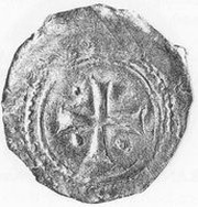 Denier anonymous, Germany, 1114-1150 reverse image