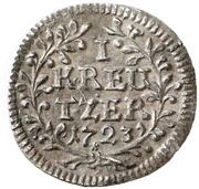 1 Kreuzer - Constantine of Buttlar, Germany, 1723-1724 reverse image