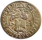 1 Groschen - Constantine of Buttlar, Germany, 1724 reverse image