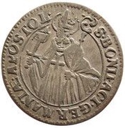 1 Groschen - Adolph of Dalberg, Germany, 1726-1736 reverse image