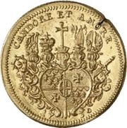 1 Ducat - Adolph of Dalberg, Germany, 1726-1730 reverse image