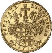 1 Ducat - Amand of Buseck, Germany, 1738 reverse image
