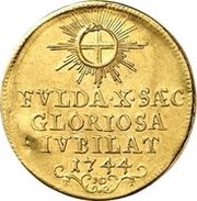 1 Ducat - Amand of Buseck, Germany, 1744 reverse image
