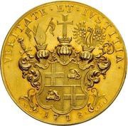 8 Ducats - Amand of Buseck, Germany, 1738 reverse image