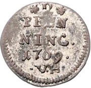 2 Pfenning - Henry VIII of Bibra, Germany, 1769 reverse image
