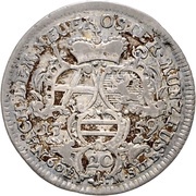 20 Kreuzers - Adalbert II of Walderdorff, Germany, 1759 reverse image