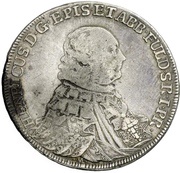 ½ Thaler - Henry VIII of Bibra Konventionshalbtaler obverse image