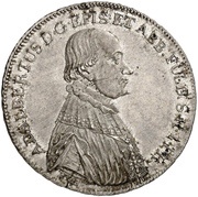 ½ Thaler - Adalbert III of Harstall obverse image