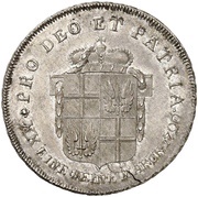 ½ Thaler - Adalbert III of Harstall, Germany, 1796 reverse image
