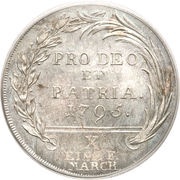 1 Thaler - Adalbert III of Harstall, Germany, 1795 reverse image