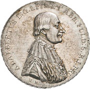 1 Thaler - Adalbert III of Harstall obverse image