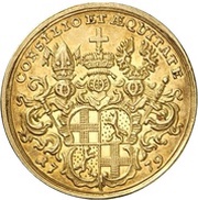 1 Ducat - Henry VIII of Bibra, Germany, 1779 reverse image