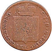 1 Kreuzer - Charles Joachim obverse image