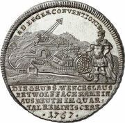 1 Thaler - Joseph Wenzel, Germany, 1767 reverse image