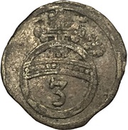 1 Dreier, Germany, 1611-1622 reverse image