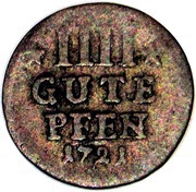 4 Pfennig, Germany, 1713-1734 reverse image