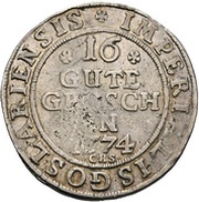 16 Gute Groschen, Germany, 1674 reverse image