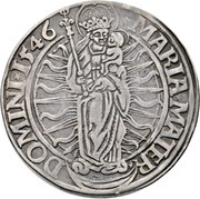 1 Thaler, Germany, 1542-1555 reverse image