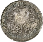 1 Thaler, Germany, 1717 reverse image
